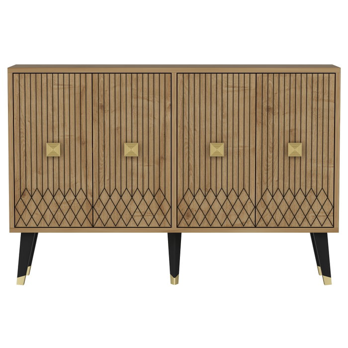 Hanah Home Consola Sapphire Oak y Gold Hanah Home Consola Sapphire Oak y Gold